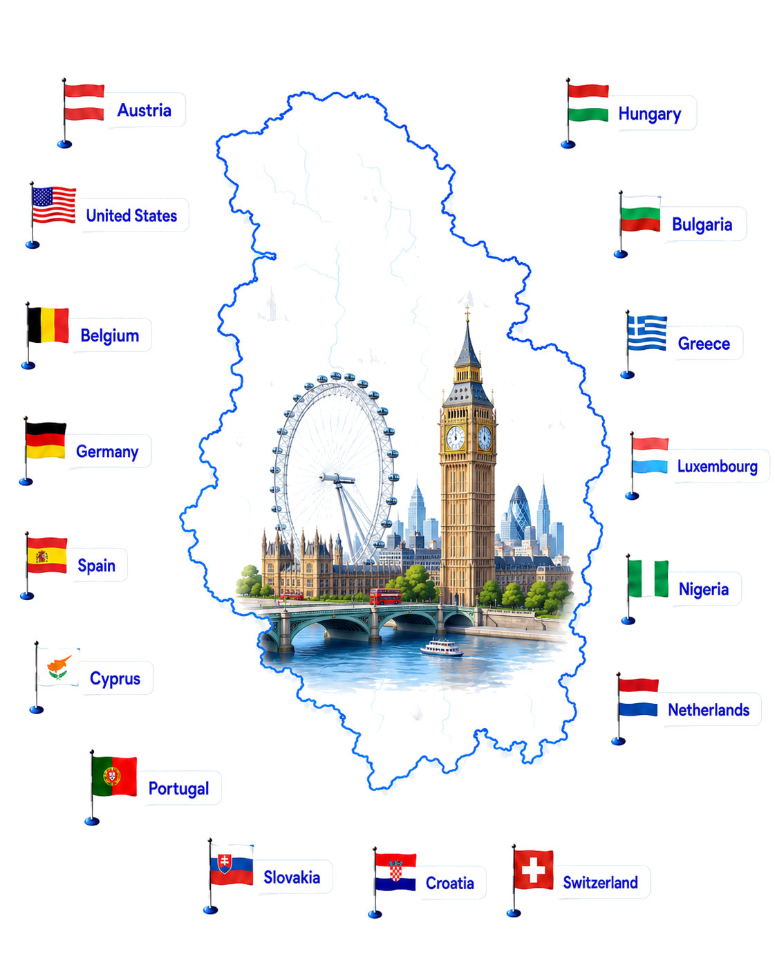 Великобритания — виза из Сербии